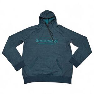 Smartwool Teal Intraknit Wool Blend Hoodie Sweater Men’s M